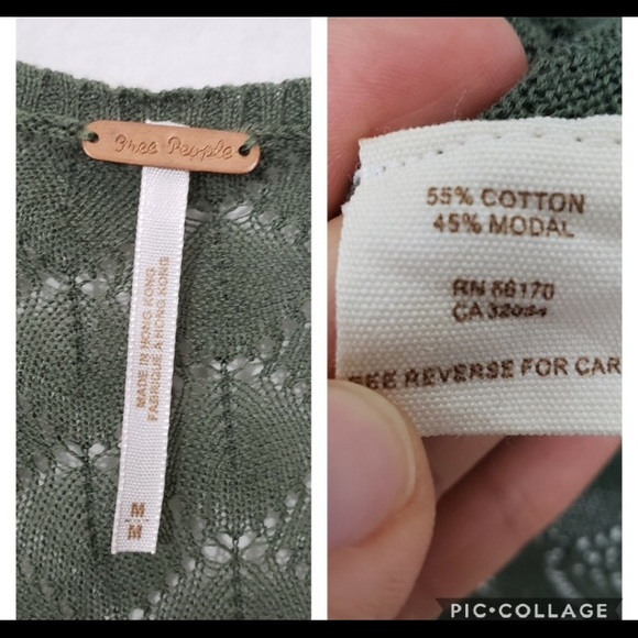 Free People Knitted V-Neck Button Down Cardigan - Picture 7 of 9